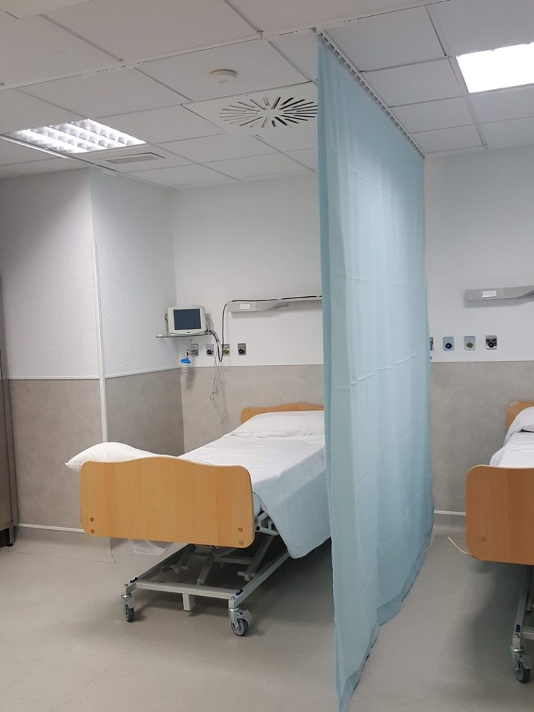 Cortinas Hospital a medida para centros de salud, hospitales, o clínicas